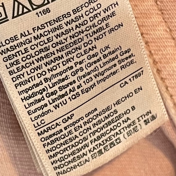 Gap Womens Pink Denim True Skinny Jeans Size 28 High Rise Ankle Length Stretch - Picture 7 of 8